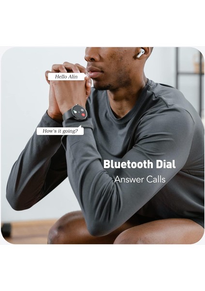 Amoled Ekranlı Akıllı Saat - Bluetooth ile Çağrı Cevaplama, Fitness Takibi ve Uyku Izleme