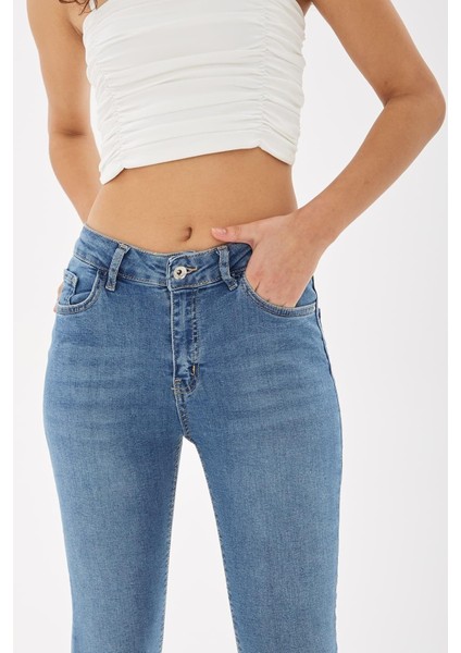 Fashıon Frıends Kadın Denim Pantolon 24K0565K1 indirimleri