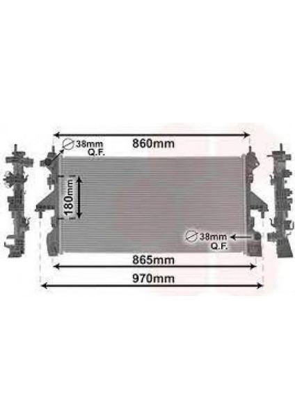 Radyatör Citroen Jumper-Peugeot Boxer mt Al/mknk 24 mm 13