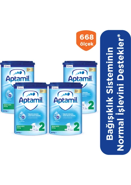 2 Devam Sütü 800 Gr 6-9 Ay Akıllı Kutu X 4 Adet