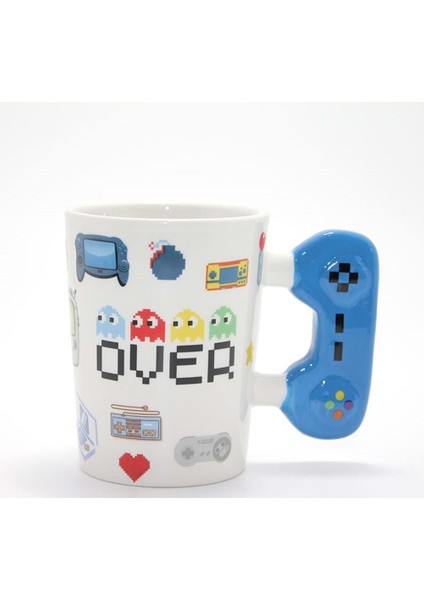 Porselen Game Over Kupa Bardak