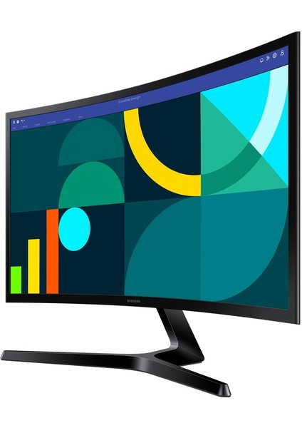 Essential S3 LS24D366GAUXUF 24" 4 Ms 100 Hz Full Hd Curved Va LED Monitör