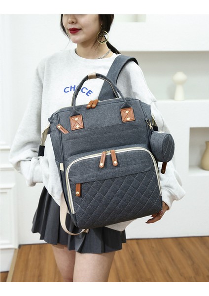 Yeni Anne Çantası Büyük Kapasiteli Üst Düzey Anne ve Bebek Sırt Çantası (Yurt Dışından) modelleri