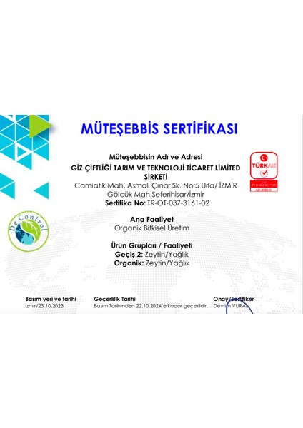 Organik, Yüksek Polifenollü Natürel Sızma Zeytinyağı 250 ml indirimleri