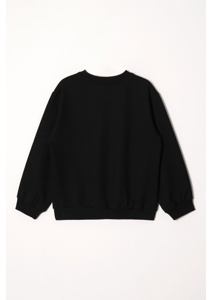 Vision Baskılı Erkek Çocuk Siyah Renk Eşofman Takım modelleri