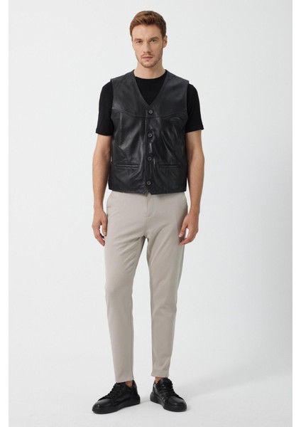 Alcide Siyah Deri Yelek fiyatları