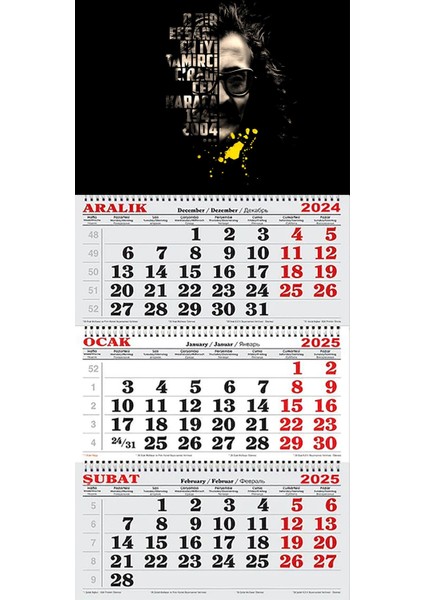 2025 Yılı Gemici Takvimi-Cem Karaca