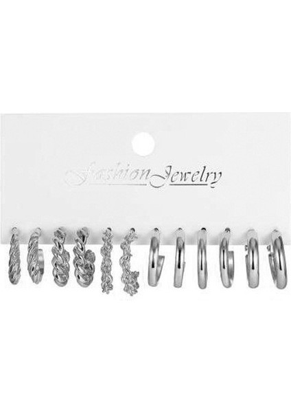 Çok Satan Moda Avrupa ve Amerikan Tarzı Altın C-Şekilli Zincir Küpe Seti, Bayanlar Için Hafif Lüks ve Üst Düzey Küpeler (Yurt Dışından)