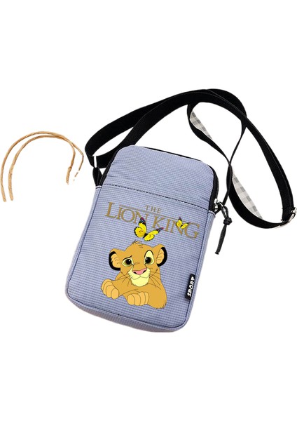 Kedi Bayan Omuz Çantası Crossbody Çanta Tuval Küçük Omuz Cep Telefonu Çantası Öğrenci Çanta (Yurt Dışından)