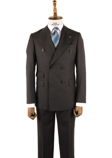 Kırlangıç Yaka Kruvaze Erkek Takım ELBISE-KAV1216S