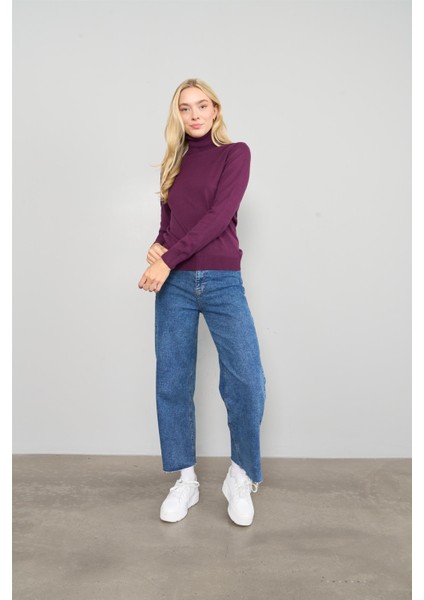 Çetinkaya Miyamira 2276 Balıkçı Yaka Mürdüm Kazak fiyatları