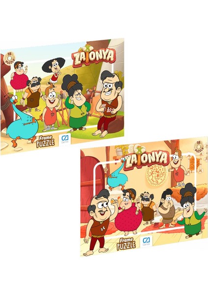 Ca Games Zatonya 35 Parça Frame Puzzle Ikili Set