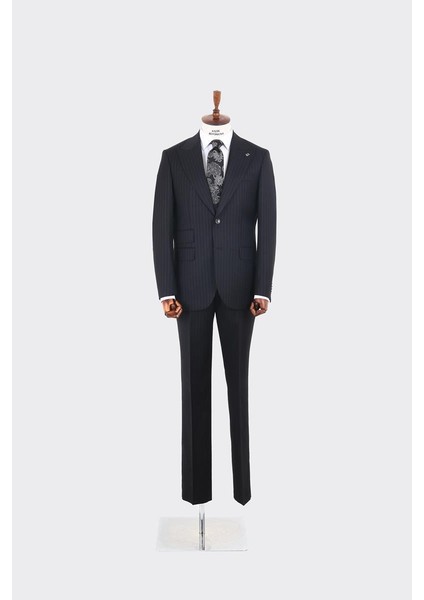 Kırlangıç Yaka Iki Düğmeli Erkek Takım ELBISE-KAW1342W fırsatları