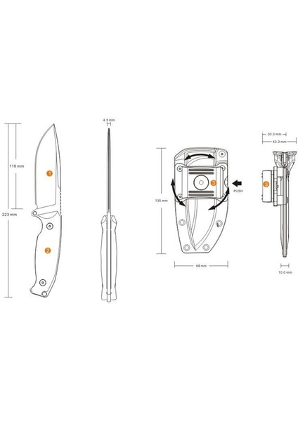Ruıke F118-B Bıçak