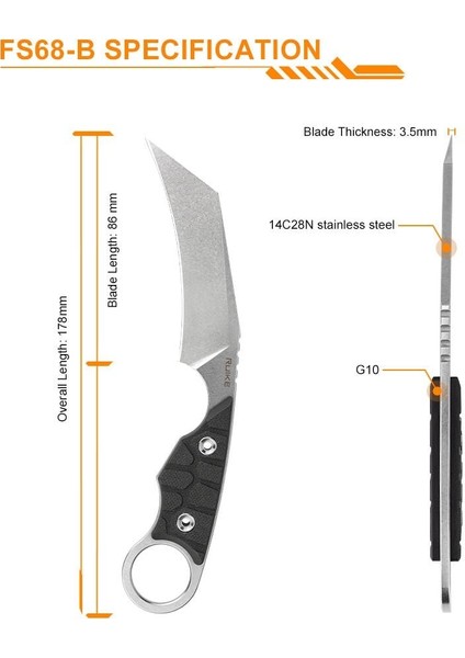 Ruıke FS68 Bıçak