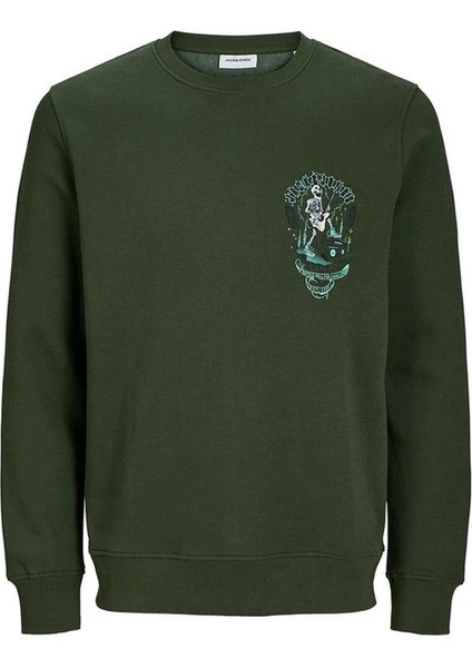 Jack&jones 12256818 Jjskull Rock 0 Yaka 3 Iplık Sweat