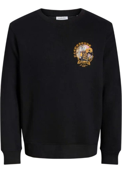 Jack&jones 12256818 Jjskull Rock 0 Yaka 3 Iplık Sweat