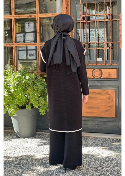 Triko Yelek T25K-1009 Siyah