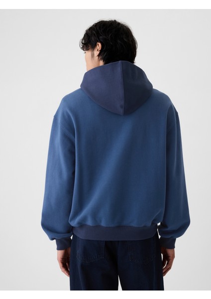 Erkek Koyu Mavi Gap Logo 1969 Colorblock Sweatshirt indirimleri