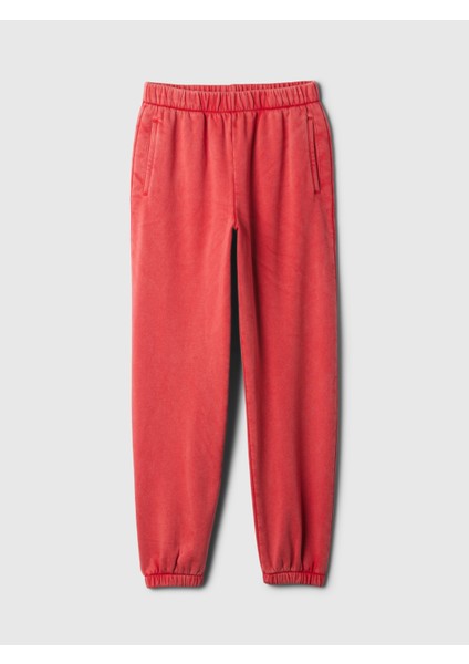 Kadın Kırmızı High Rise Boyfriend Jogger Eşofman Altı modelleri
