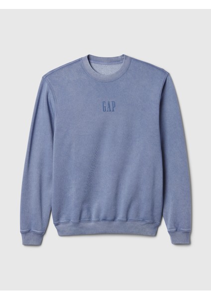 Erkek Mavi Gap Logo Sweatshirt