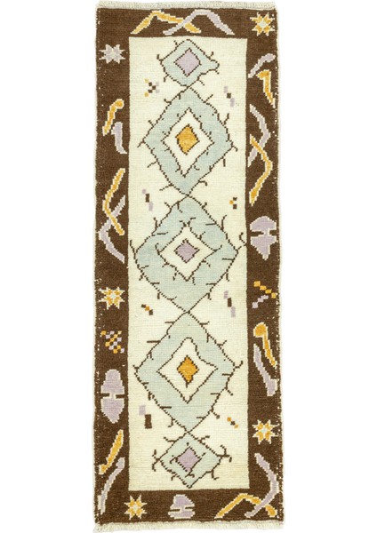 Daria Ilkel Desenli El Dokuma Yolluk 57X155 cm