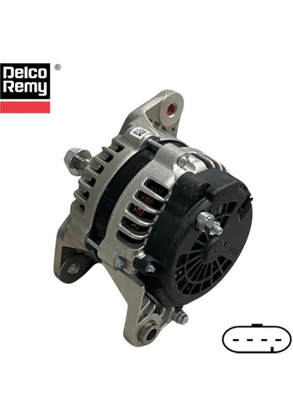 DELCO 24V ALTERNATÖR DİNAMO 70 A (SOKETLİ 4 FİŞ) 24SI CUMMINS MOTOR ORJ.