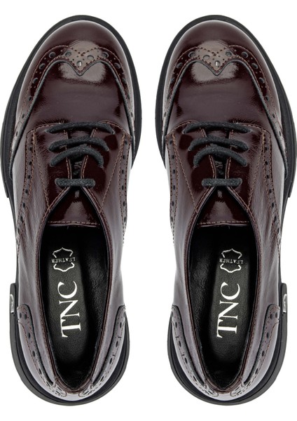 Kadın Deri Bordo Rugan Casual Ayakkabı 33 2006 Bn Ayk SK24-25 Bordo Rgn indirimleri