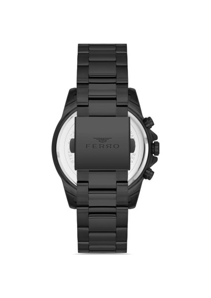 Quartz Çelik Siyah 44 mm Fonksiyonları Aktif Erkek Kol Saati modelleri
