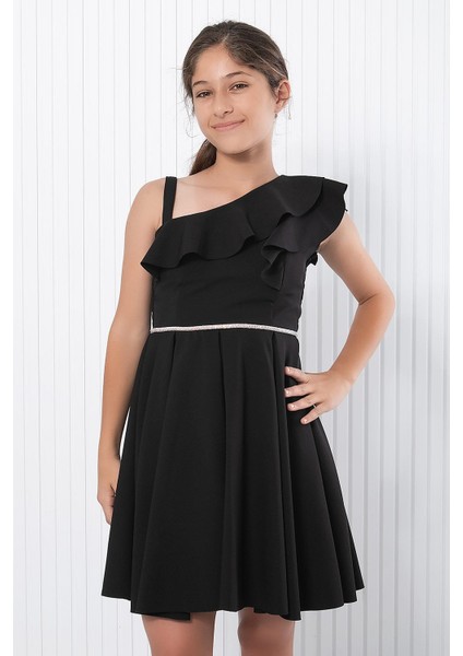 Taş Detaylı Abiye Siyah MDV342 fiyatları