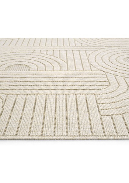 Hasır 623 Krem Ince Halı Kilim Mutfak Halısı Kesme Halı Oturma Odası Halısı Yazlık Halı