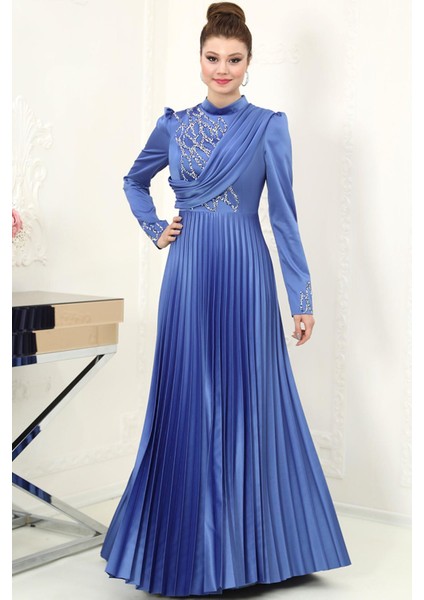 Orkide Abiye Indigo SN72