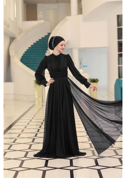 Kübra Abiye Siyah SN76