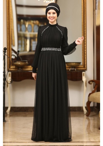 Efsane Abiye Siyah SN40