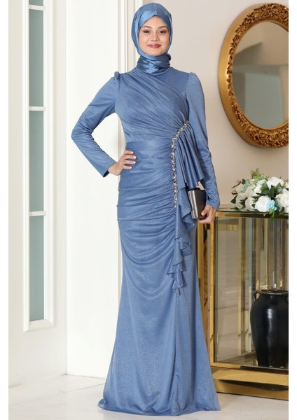 Zühre Abiye Indigo SN78