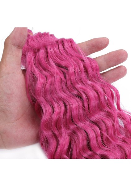 Afro Örgüsü Saç - Rose Red 100GR.