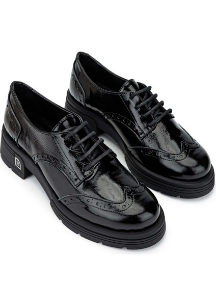 Kadın Deri Siyah Rugan Casual Ayakkabı 33 2006 Bn Ayk SK24-25 Sıyah Rgn fiyatları