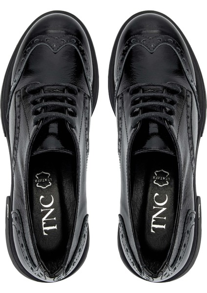 Kadın Deri Siyah Rugan Casual Ayakkabı 33 2006 Bn Ayk SK24-25 Sıyah Rgn indirimleri