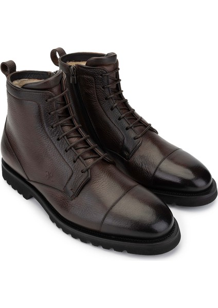 Erkek Hakiki Deri Kahverengi Casual Bot 510 FU1192AM Erk Bot SK24-25 Marrone fiyatları