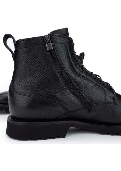 Erkek Hakiki Deri Siyah Casual Bot 510 FU1192AM Erk Bot SK24-25 Nero fırsatları