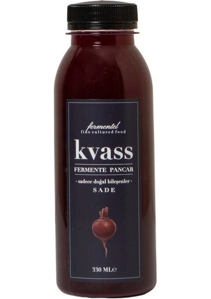 Kvass Sade 330 ml Pancar ( Bir Kolide 6 Şişe . Hepsi Acısız )