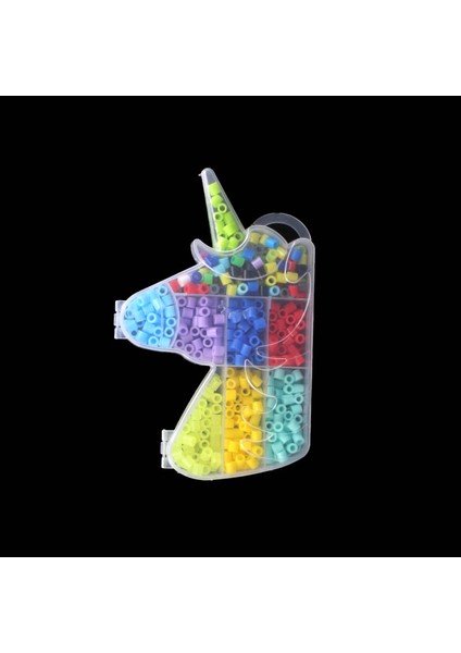 Isı İle Yapışan Boncuk Seti Unicorn Kutulu