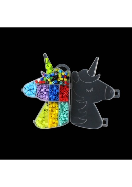 Isı İle Yapışan Boncuk Seti Unicorn Kutulu