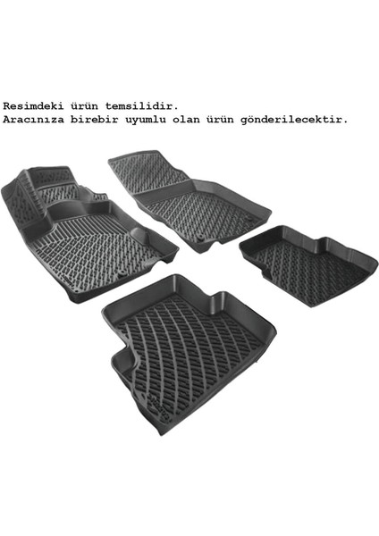 Bmw 5 Serisi E60 2004-2009 Paspas Siyah 3D Havuzlu