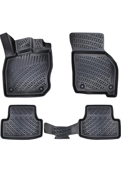 Ford Focus 1 1998-2004 Paspas Siyah 3D Havuzlu