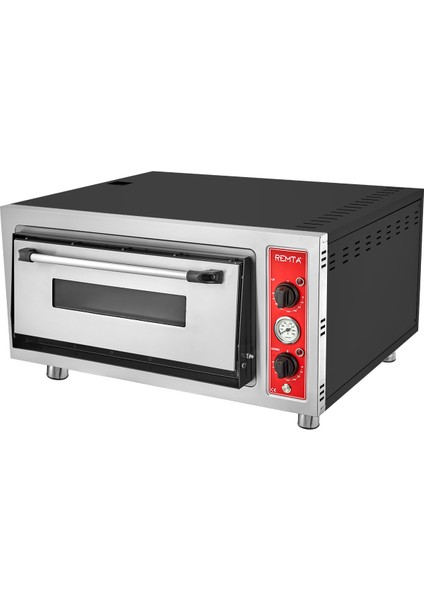 4'lü Elektrikli Pizza Fırını (220V - Monofaze) 62X62 cm - S17