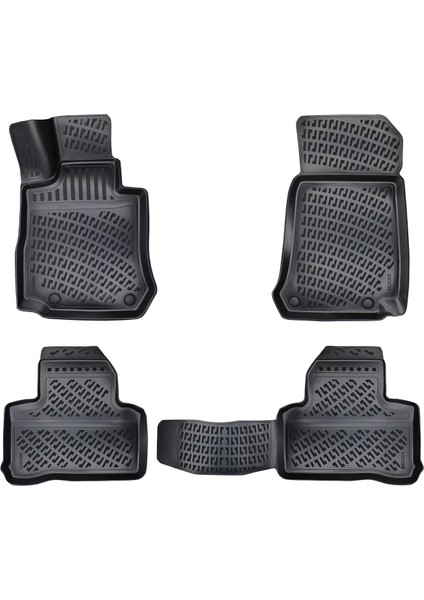 Honda Jazz 2002-2008 Paspas Siyah 3D Havuzlu