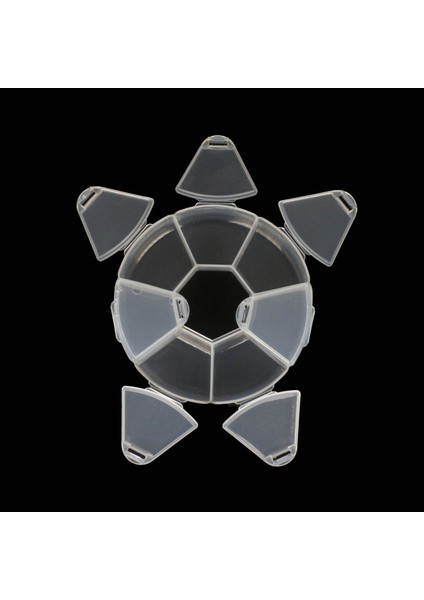 Boncuk Kutusu Yuvarlak 7 Bölmeli modelleri