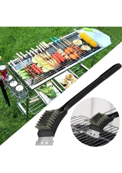 Mangal Bbq Izgara Temizlik Fırçası Paslanmaz Çelik Temizlik Fırçası