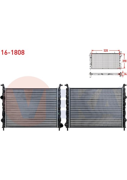 Su Radyatoru Mekanık Fıat Albea 1.3 Mjt M-T 2003-2007